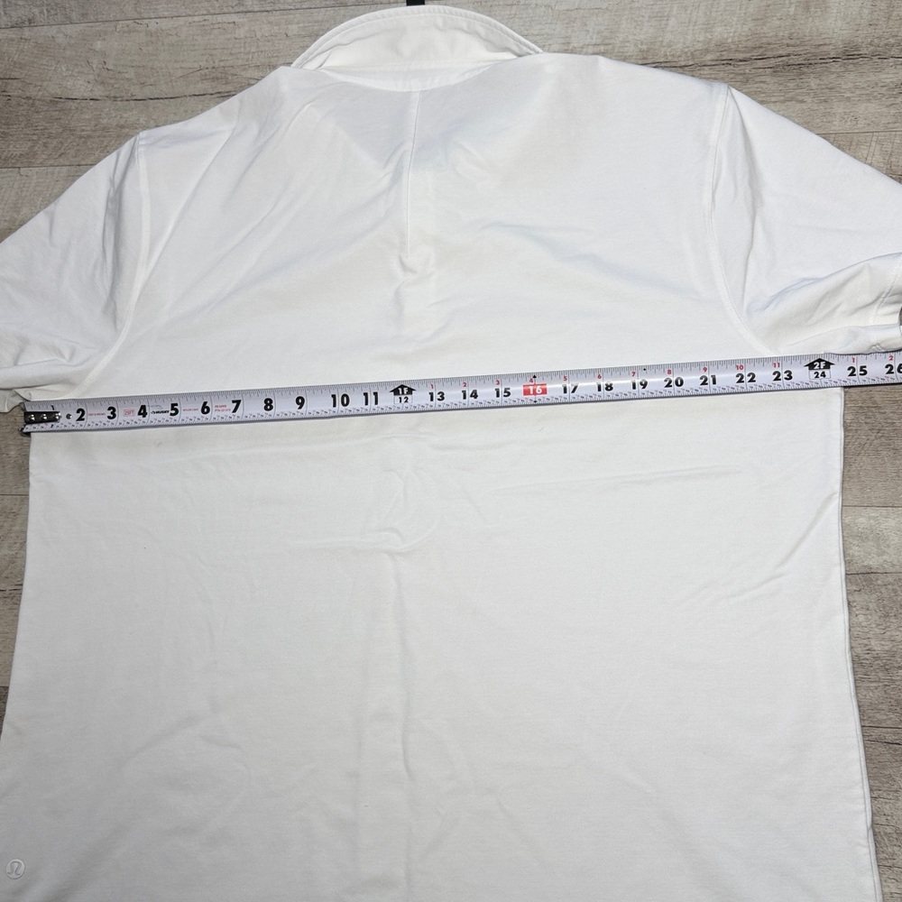 lululemon athletica Men's White Polo Size XXL - Picture 6 of 7